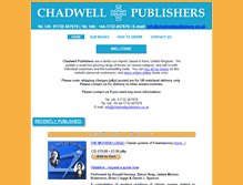 Tablet Screenshot of chadwellpublishers.co.uk